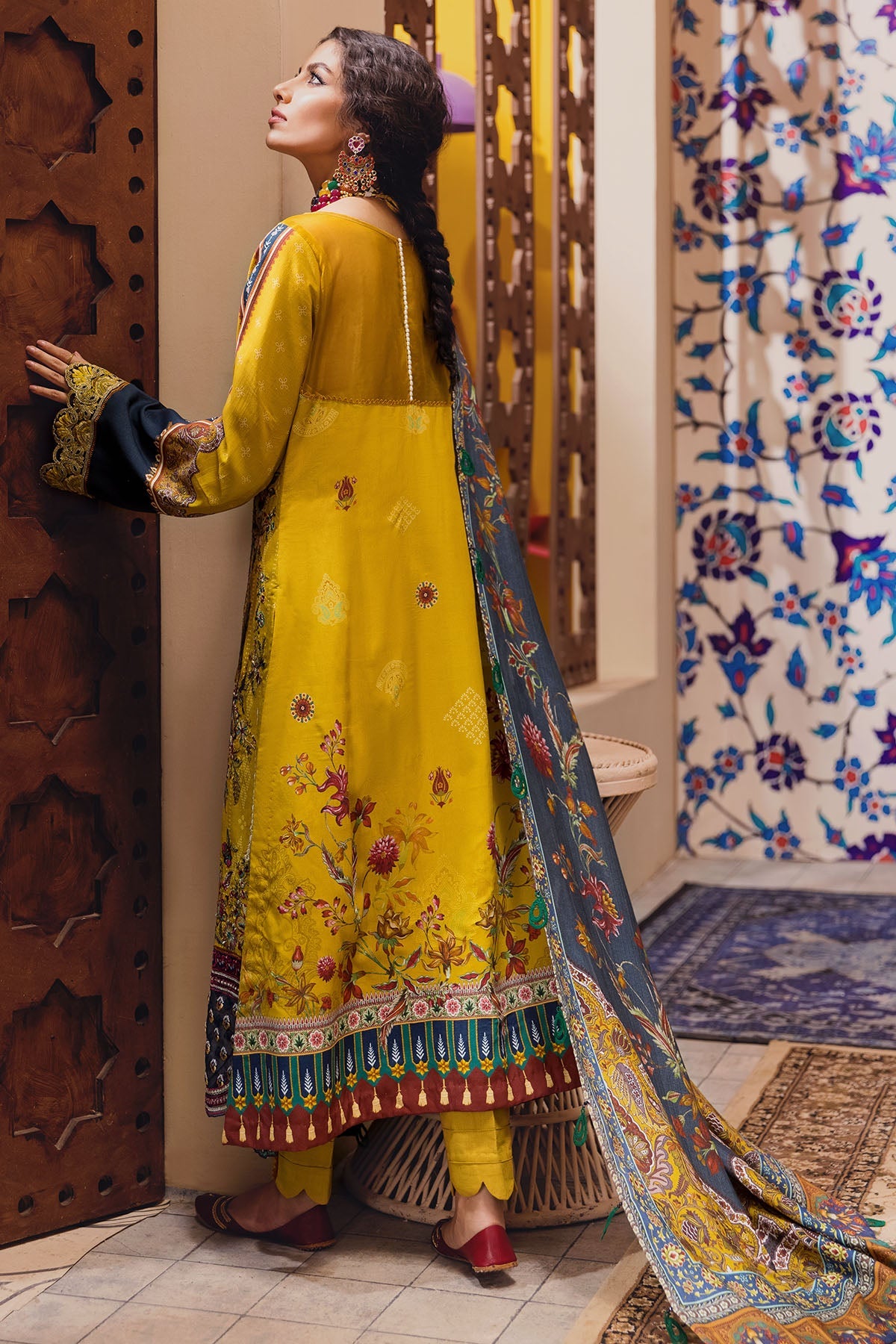3106-PINAR DIGITAL PRINTED EMBROIDERED LINEN UNSTITCHED