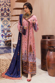 3108-DERYA DIGITAL PRINTED EMBROIDERED LINEN UNSTITCHED