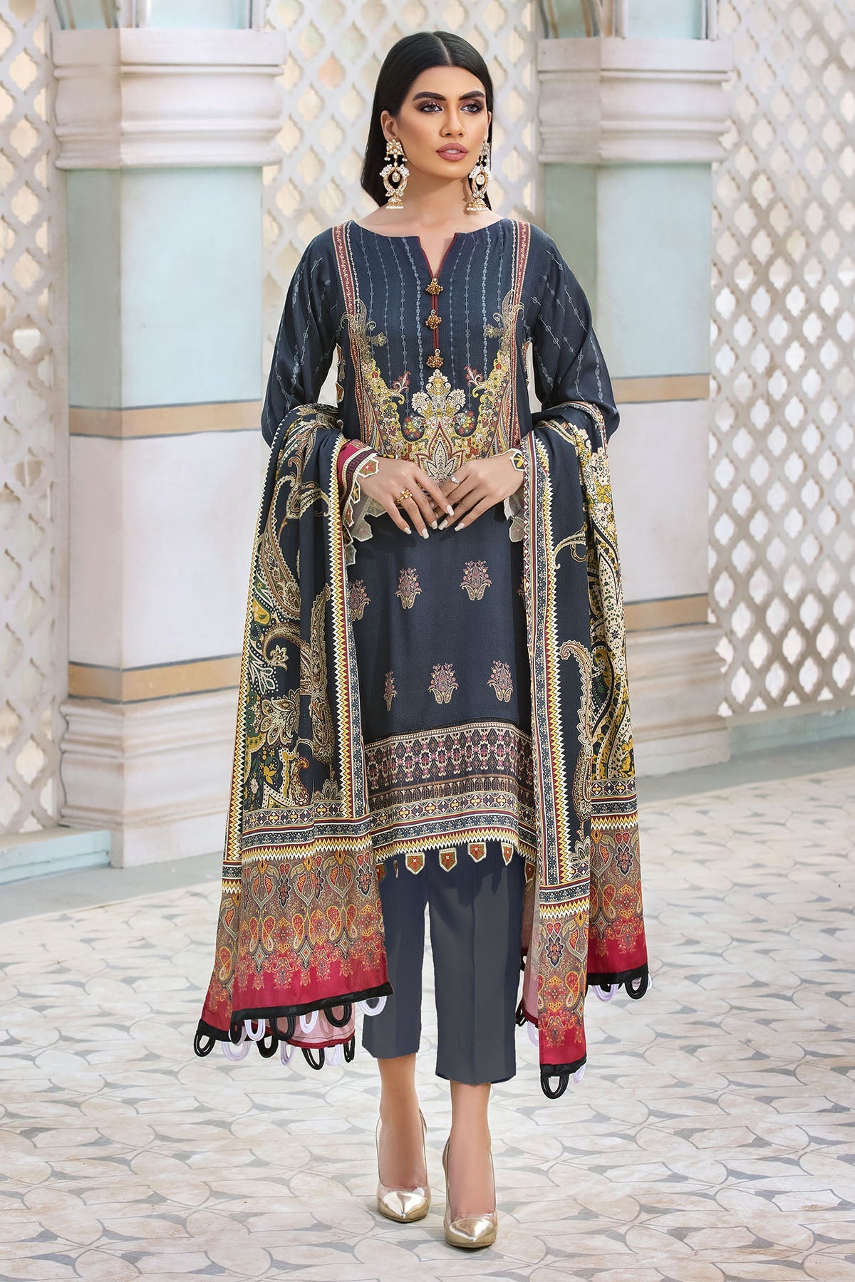 3114-MIDNIGHT-BREATH DIGITAL PRINTED COTAIL UNSTITCHED