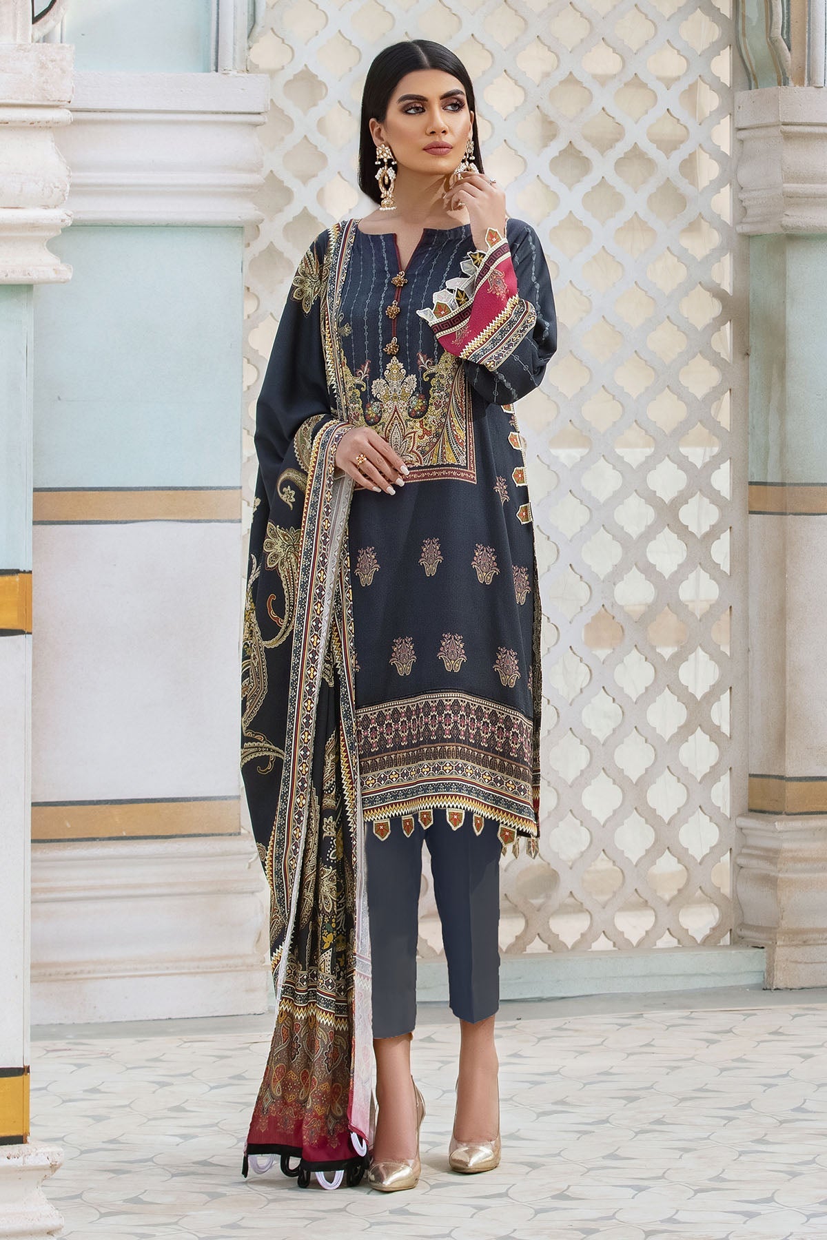 3114-MIDNIGHT-BREATH DIGITAL PRINTED COTAIL UNSTITCHED