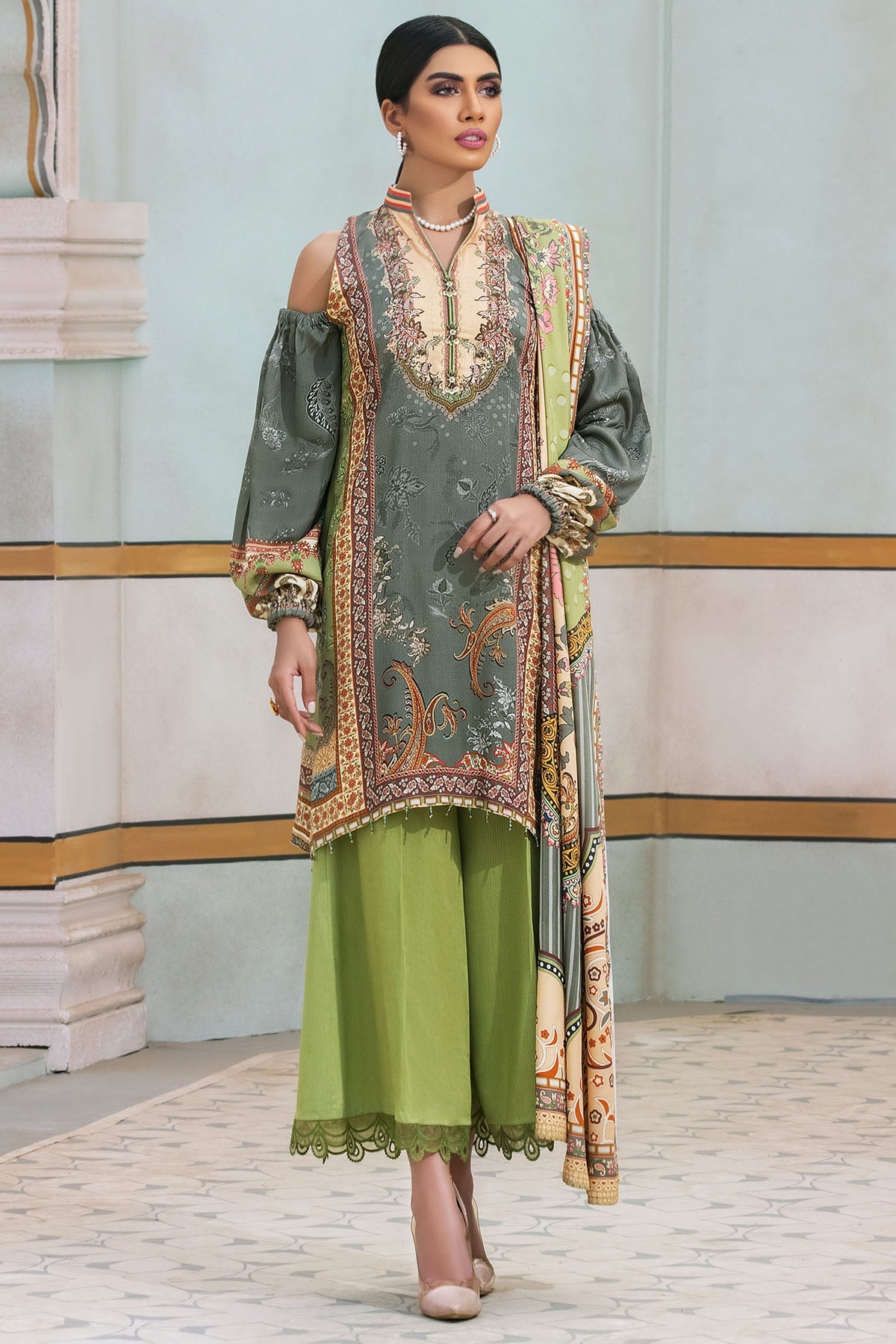 3116-SOFT-PASLEY DIGITAL PRINTED COTAIL UNSTITCHED