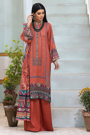 3118-TERRACOTTA DIGITAL PRINTED COTAIL UNSTITCHED