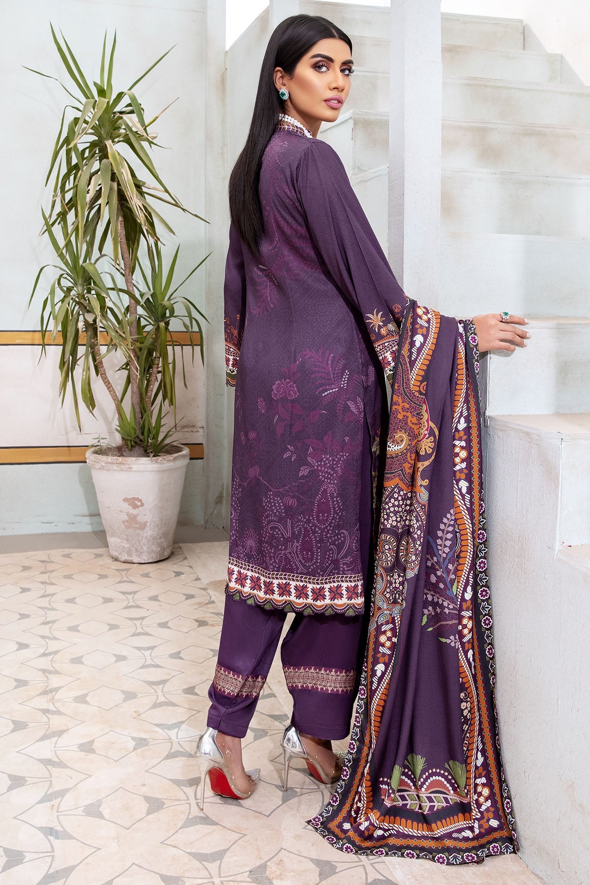 3119-FLORENTINE DIGITAL PRINTED COTAIL UNSTITCHED