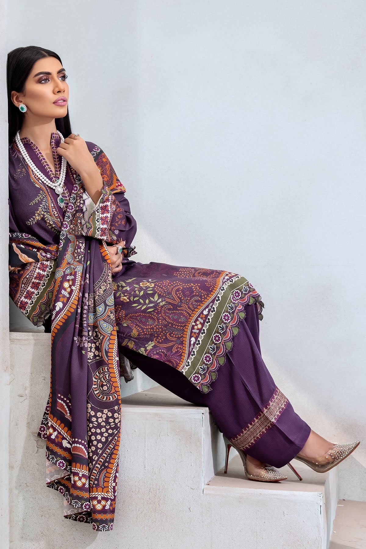 3119-FLORENTINE DIGITAL PRINTED COTAIL UNSTITCHED