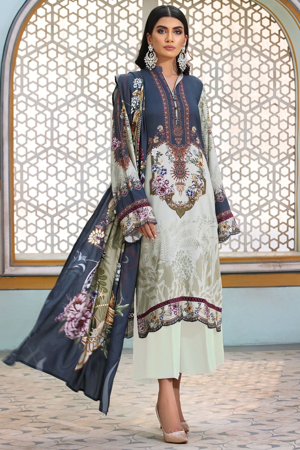 3122-OCEAIN-HUES DIGITAL PRINTED COTAIL UNSTITCHED