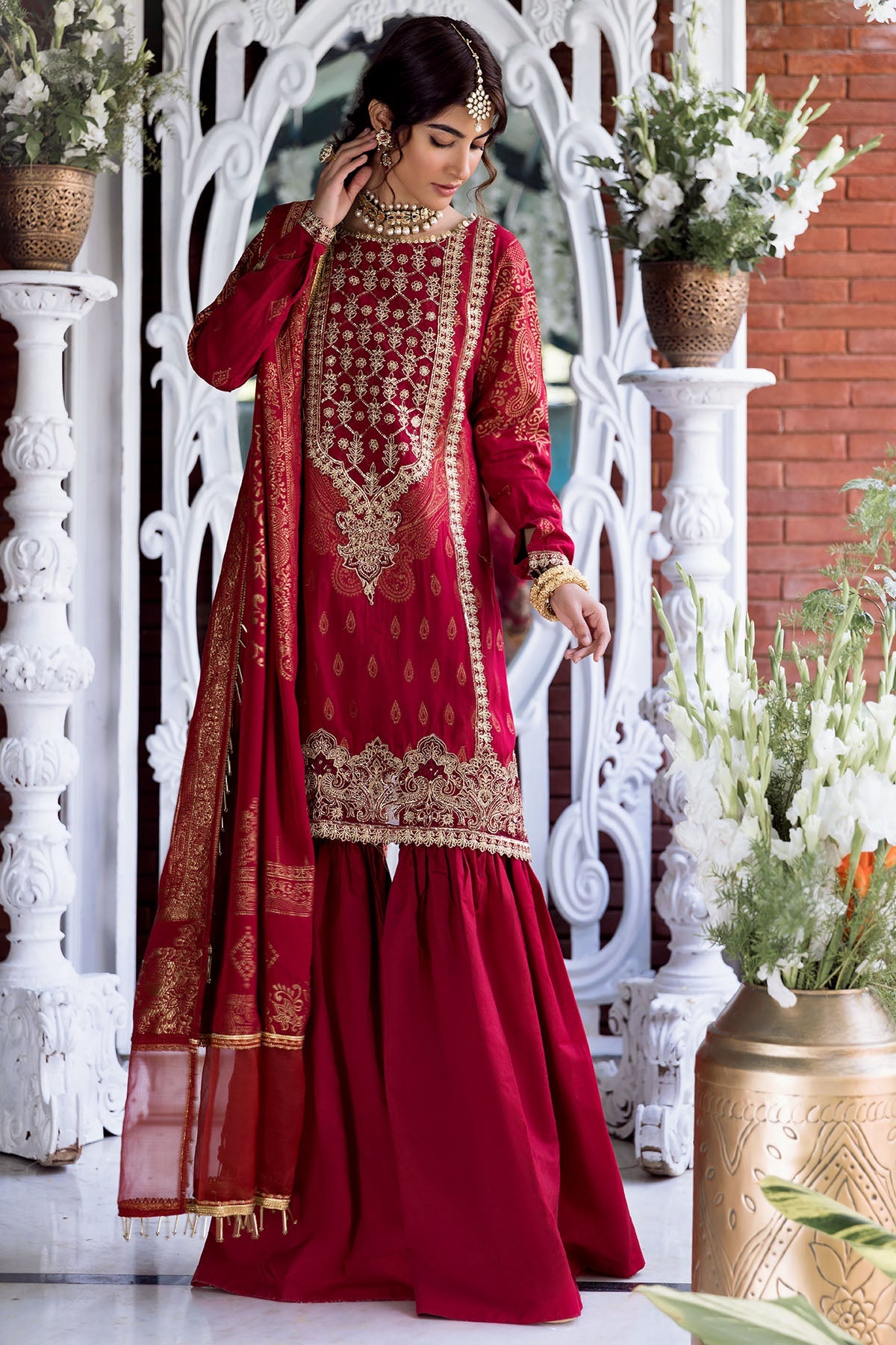 3134-ZOHRA EMBROIDERED JACQUARD UNSTITCHED