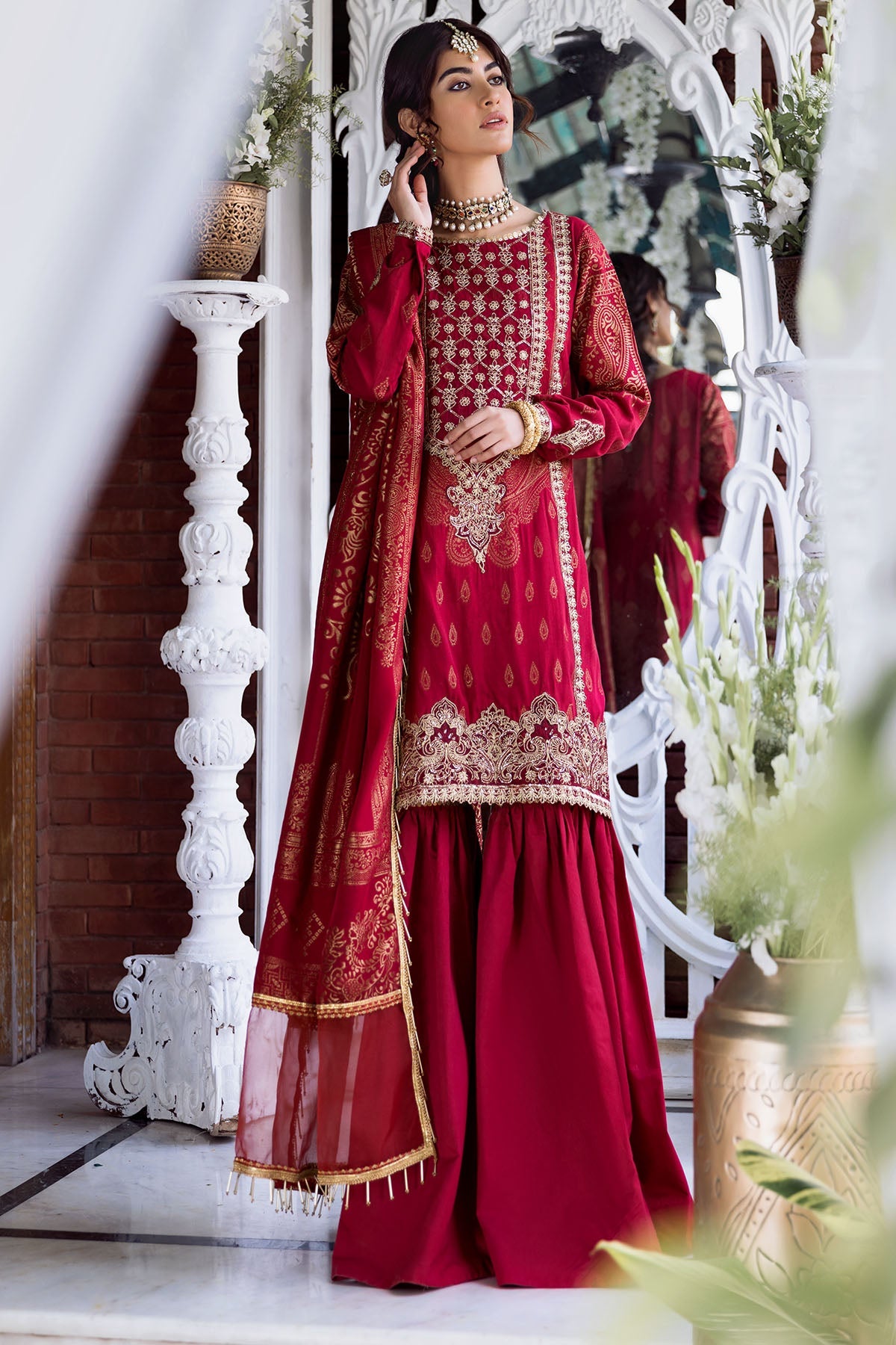 3134-ZOHRA EMBROIDERED JACQUARD UNSTITCHED