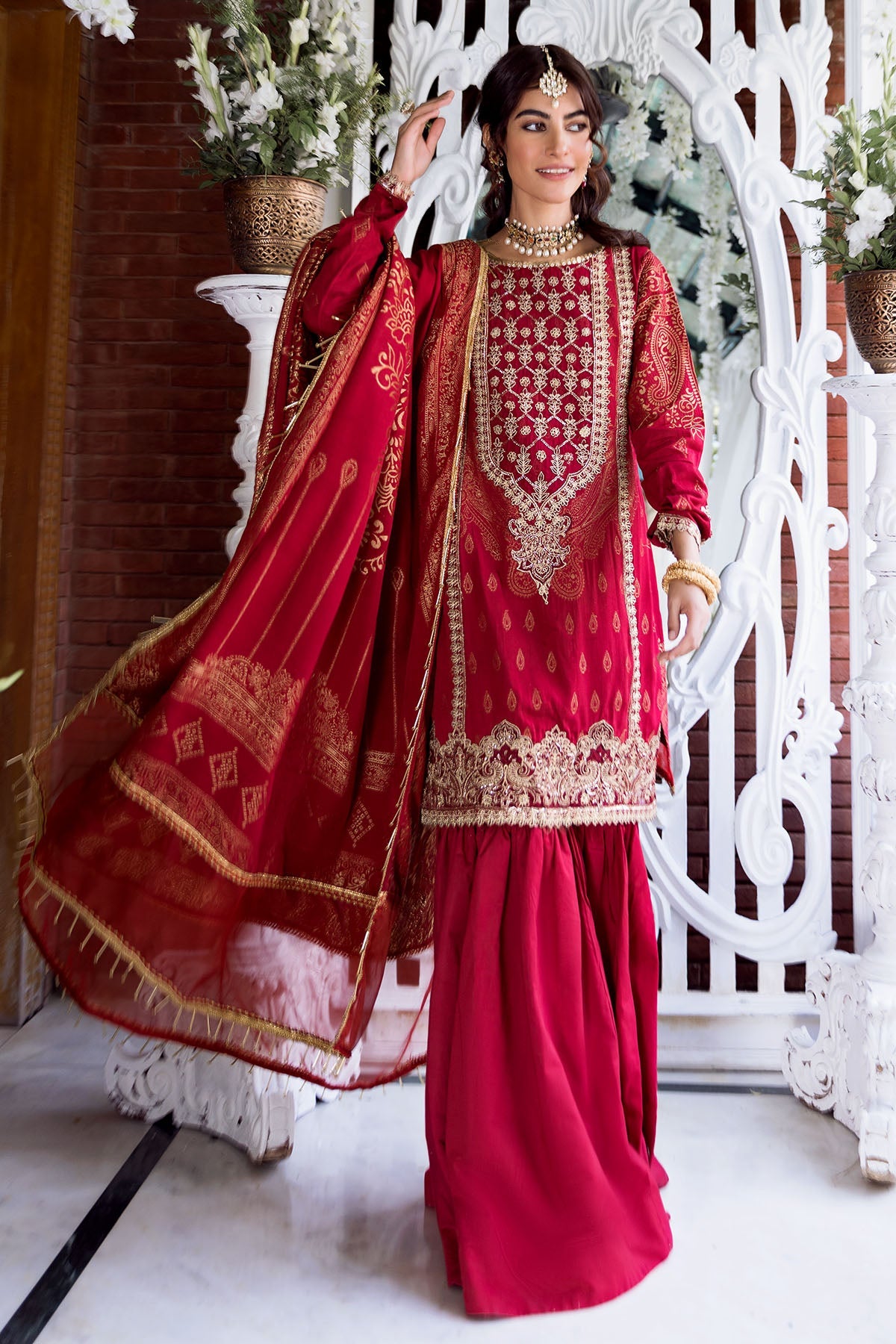 3134-ZOHRA EMBROIDERED JACQUARD UNSTITCHED