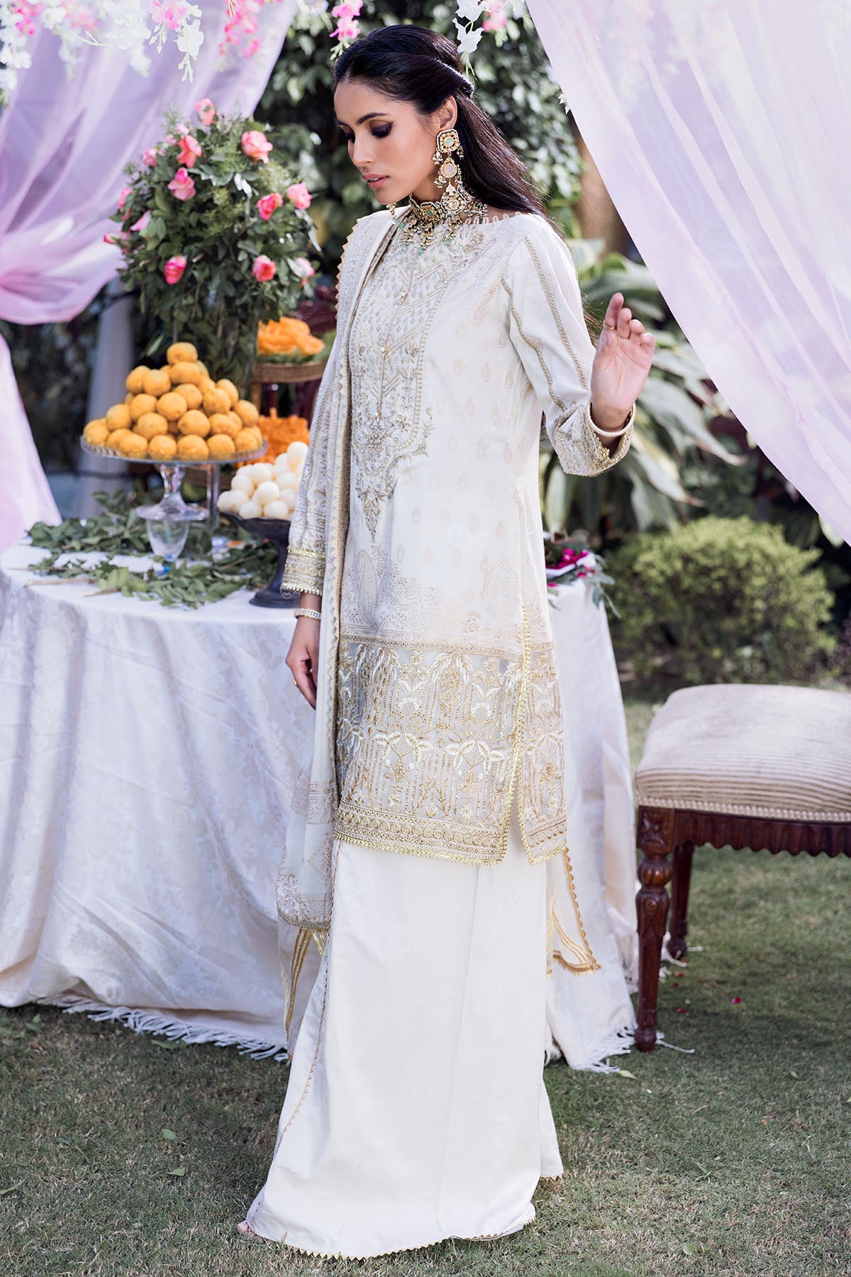 3135-ZEVER EMBROIDERED JACQUARD UNSTITCHED