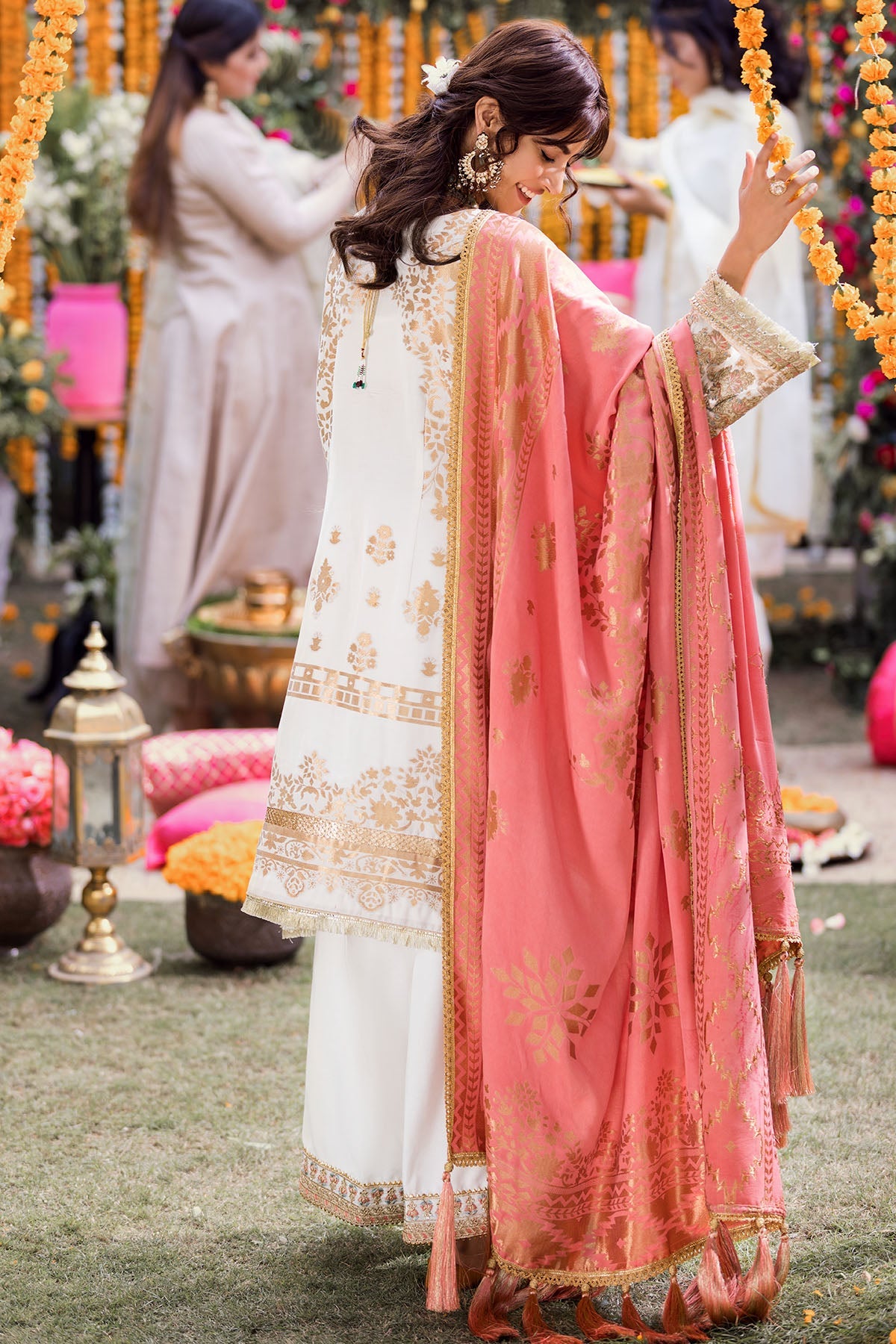 3136-MEHFIL EMBROIDERED JACQUARD UNSTITCHED