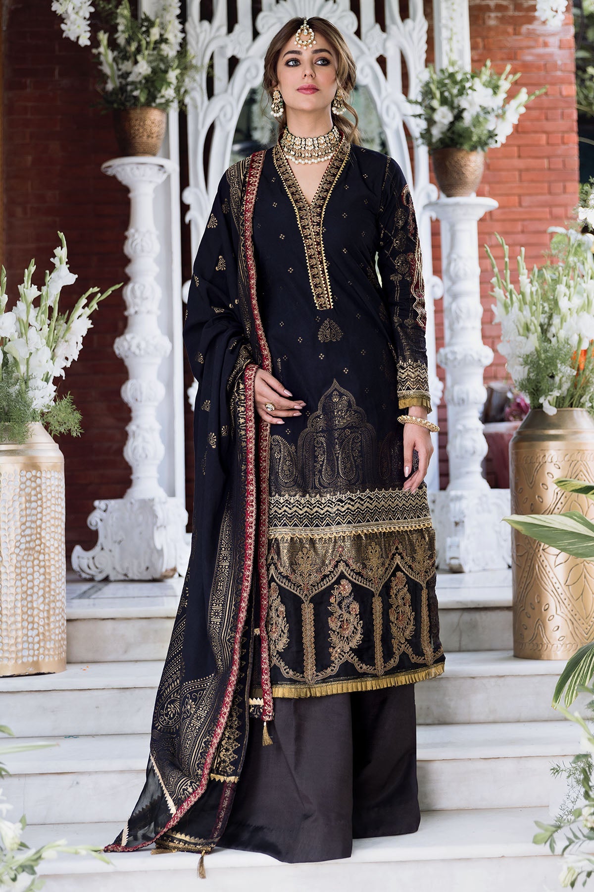 3137-RANI EMBROIDERED JACQUARD UNSTITCHED