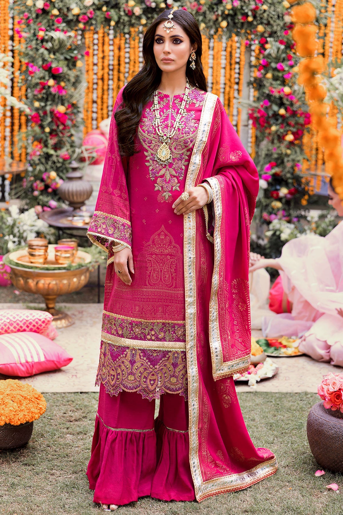 3141-MOTIA EMBROIDERED JACQUARD UNSTITCHED