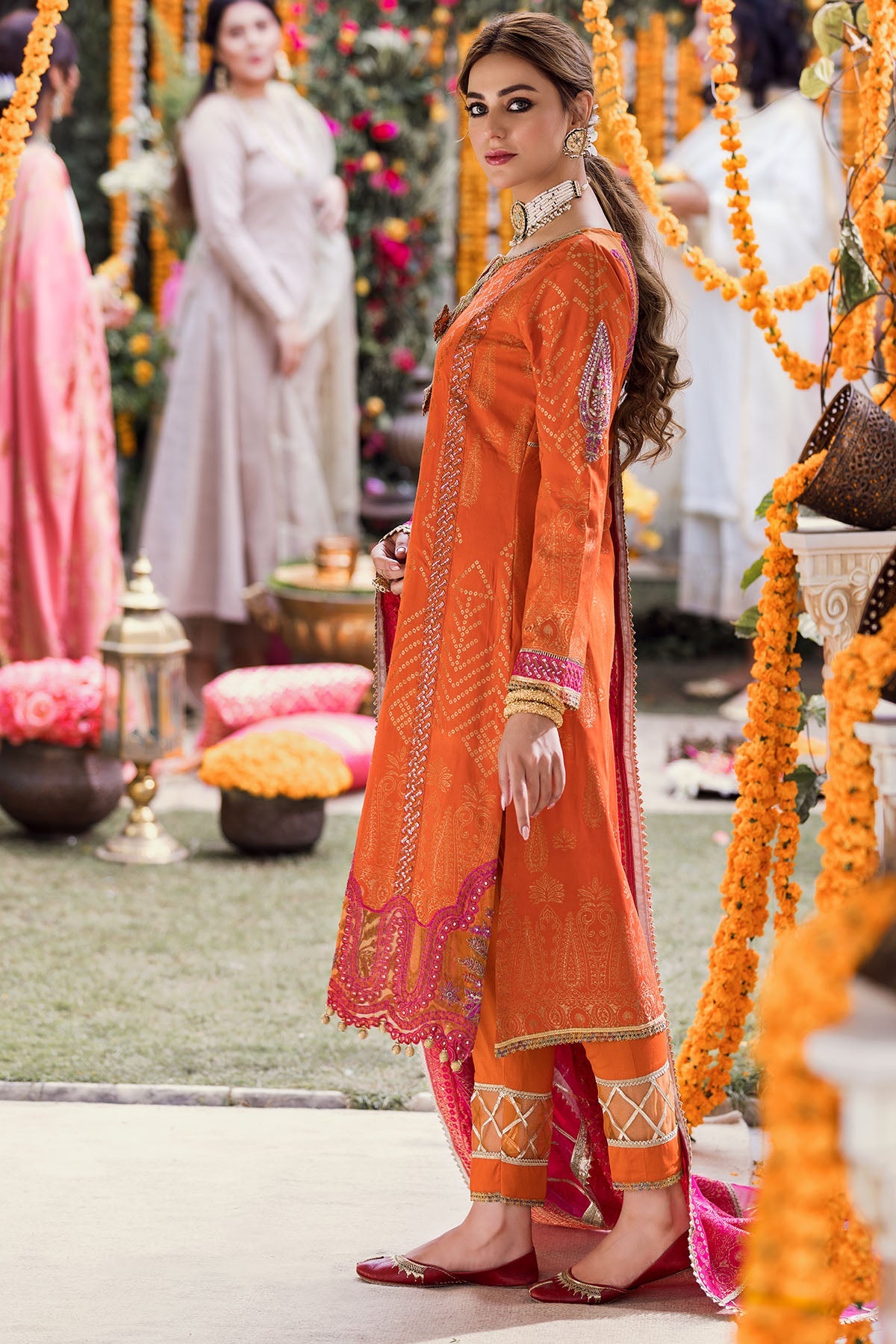 3142-BANO EMBROIDERED JACQUARD UNSTITCHED