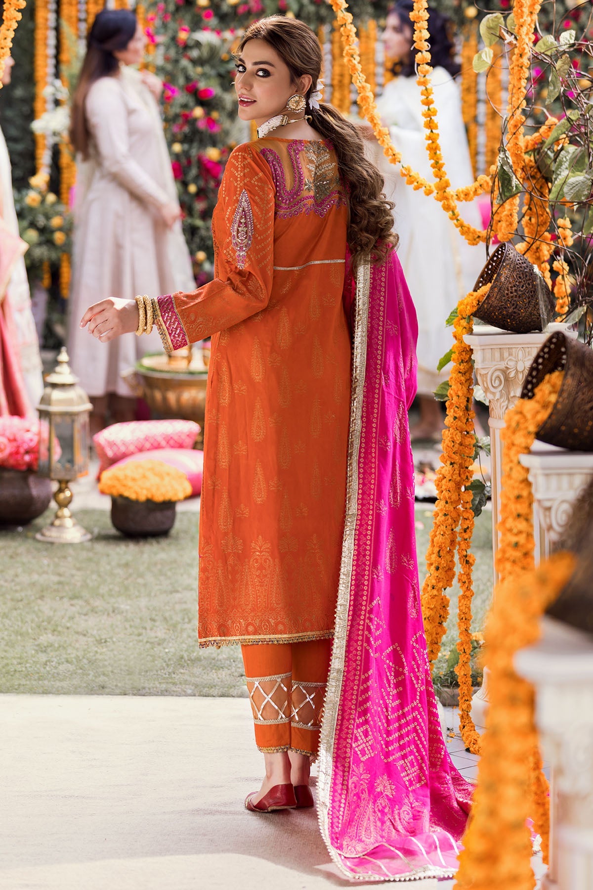 3142-BANO EMBROIDERED JACQUARD UNSTITCHED
