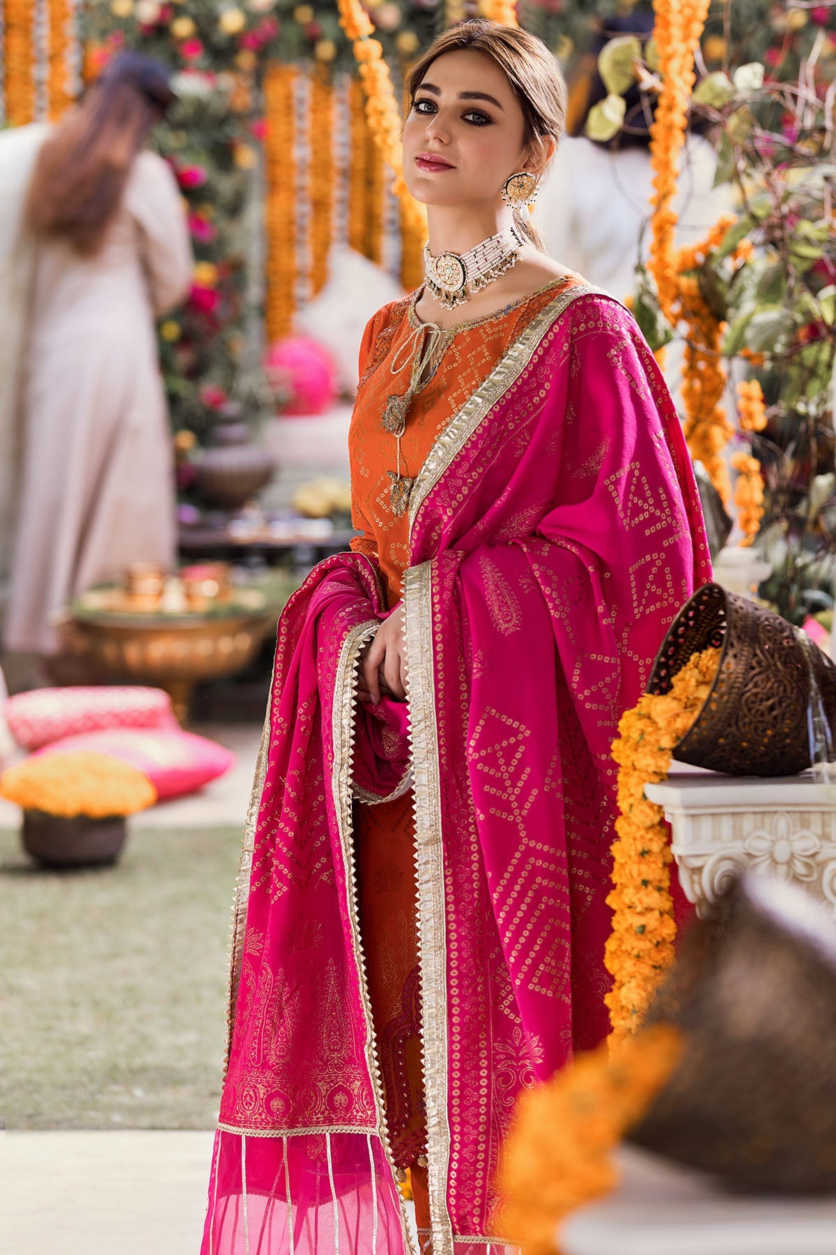 3142-BANO EMBROIDERED JACQUARD UNSTITCHED
