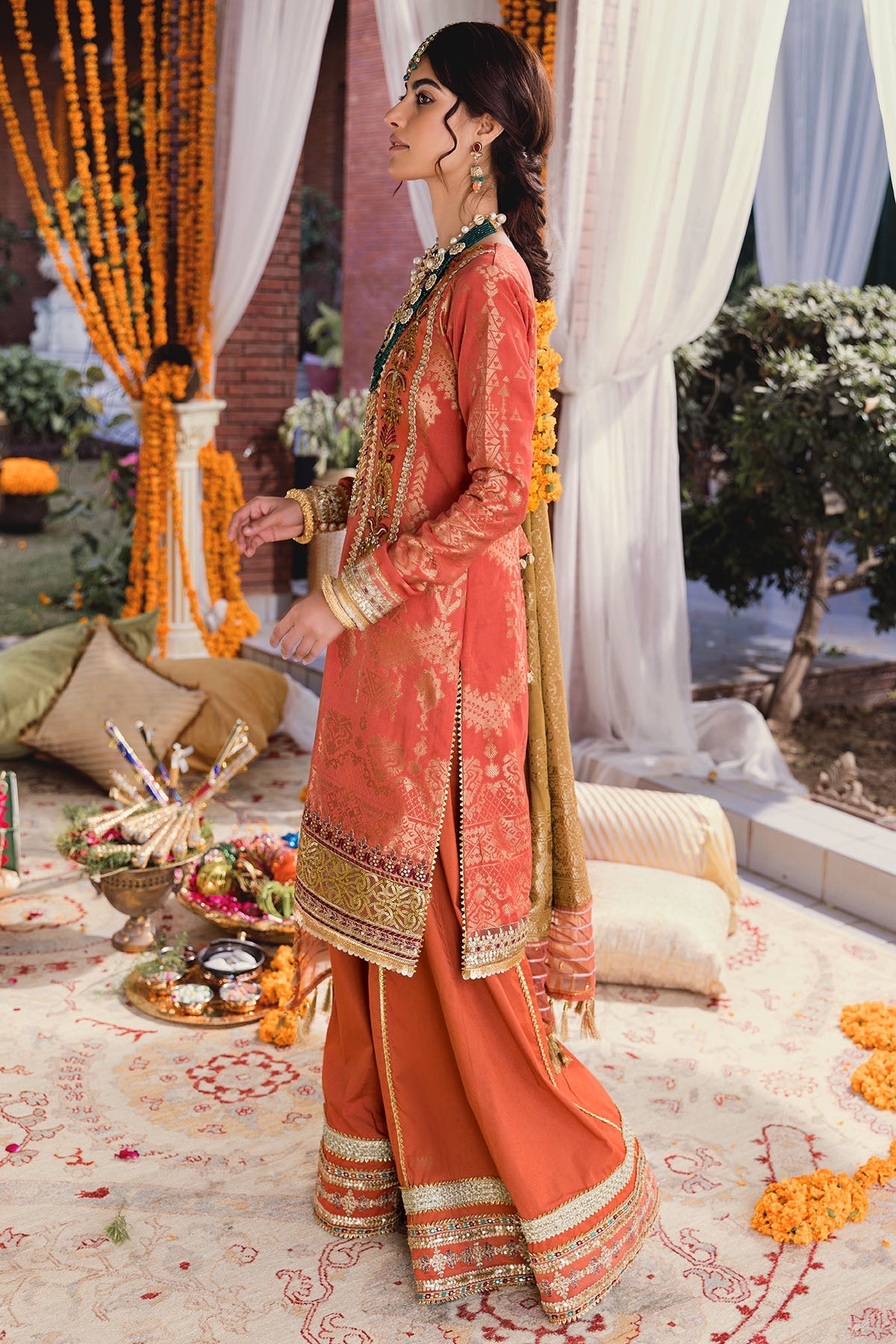 3144-CHANDNI EMBROIDERED JACQUARD UNSTITCHED