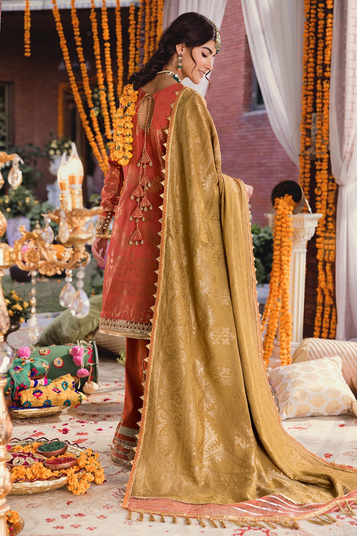 3144-CHANDNI EMBROIDERED JACQUARD UNSTITCHED