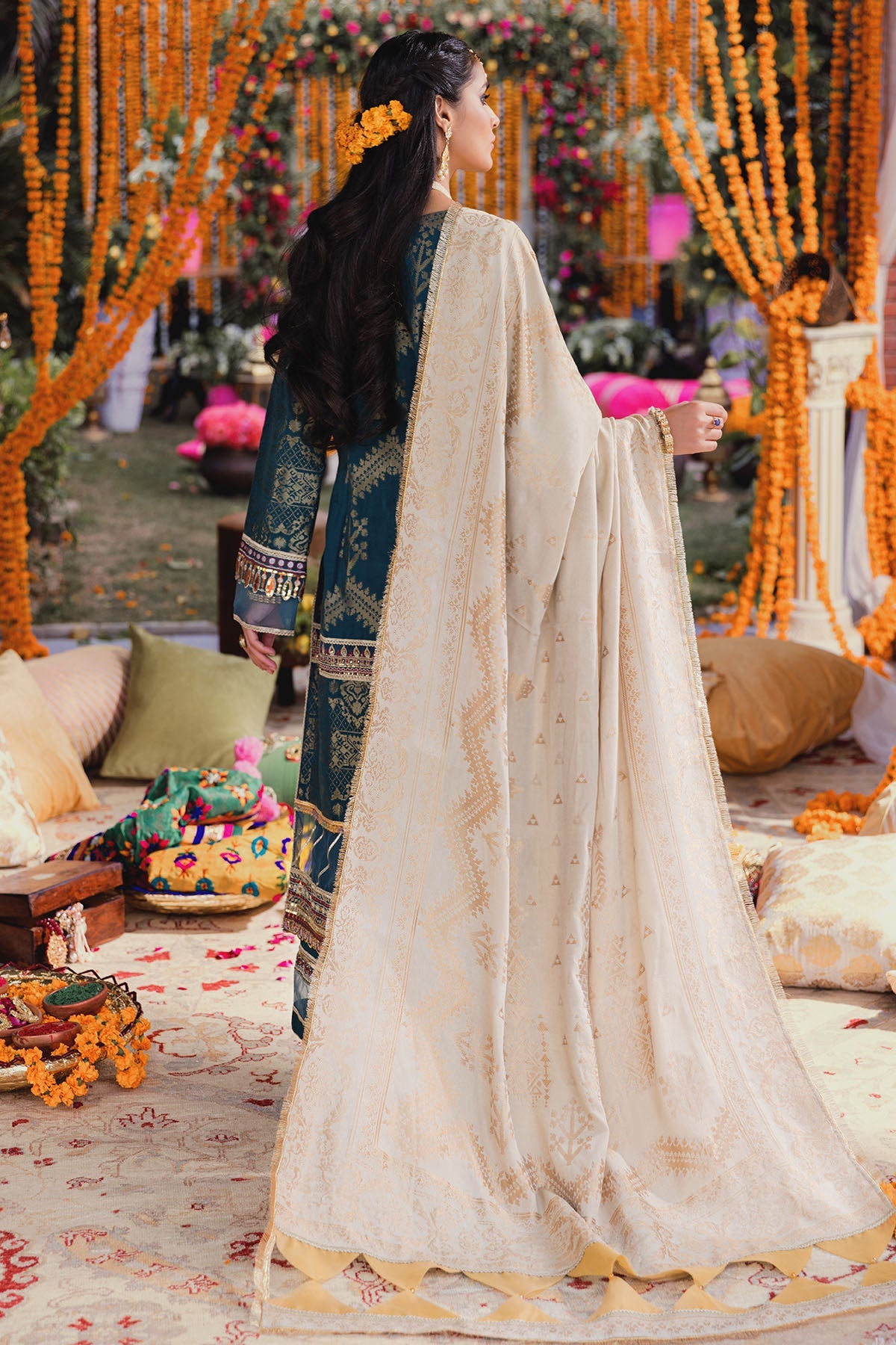 3147-GULNAR EMBROIDERED JACQUARD UNSTITCHED