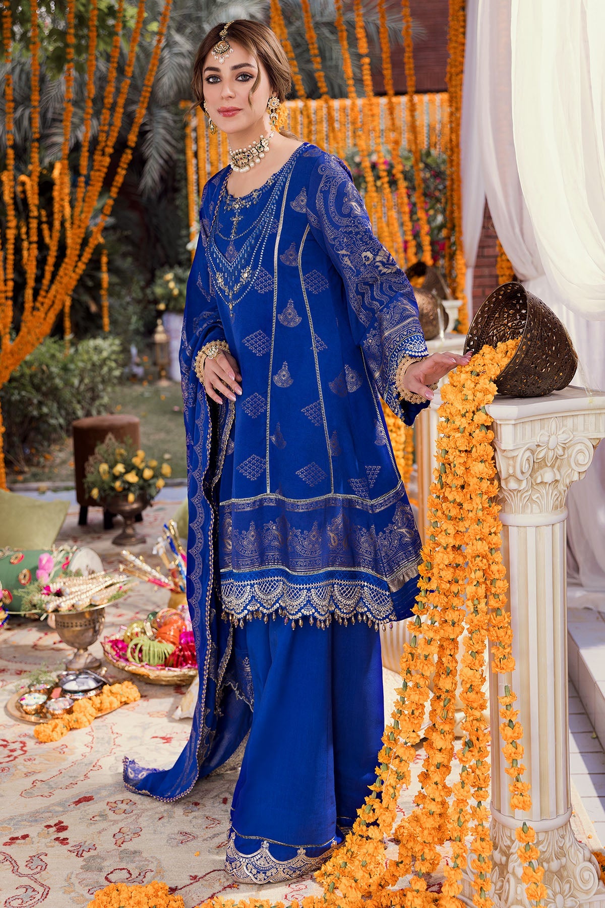3149-DASTAAN EMBROIDERED JACQUARD UNSTITCHED