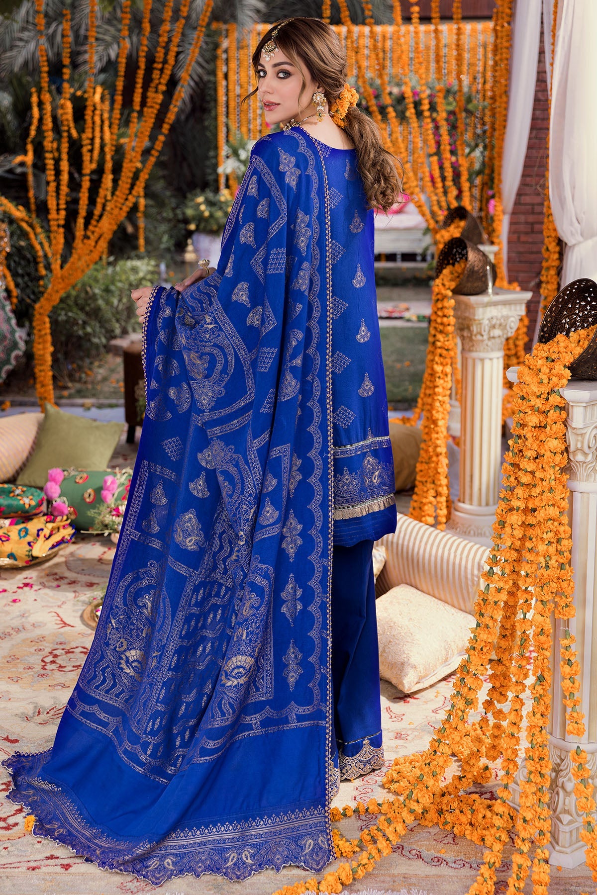 3149-DASTAAN EMBROIDERED JACQUARD UNSTITCHED