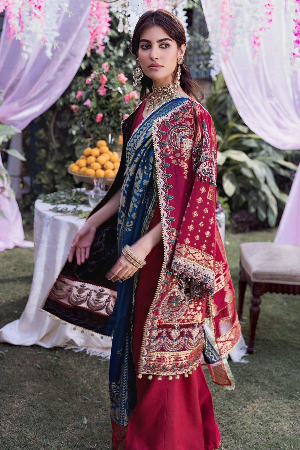 3151-SOHA EMBROIDERED JACQUARD UNSTITCHED