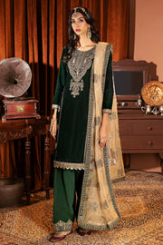 3164-NOOR-JAHAN EMBROIDERED VELVET UNSTITCHED