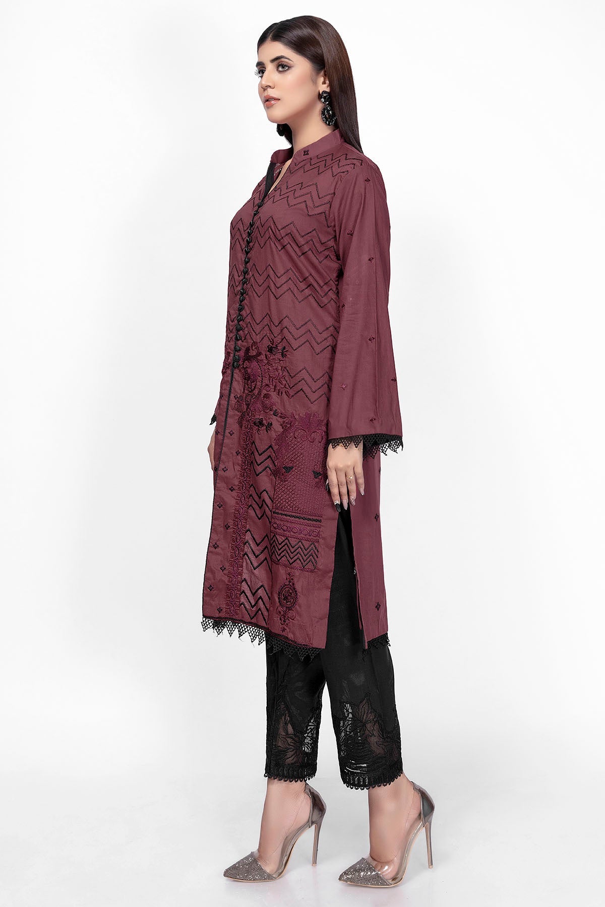 3182-DARIA EMBROIDERED LAWN STITCHED