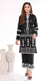 3184-CLEO EMBROIDERED LAWN STITCHED