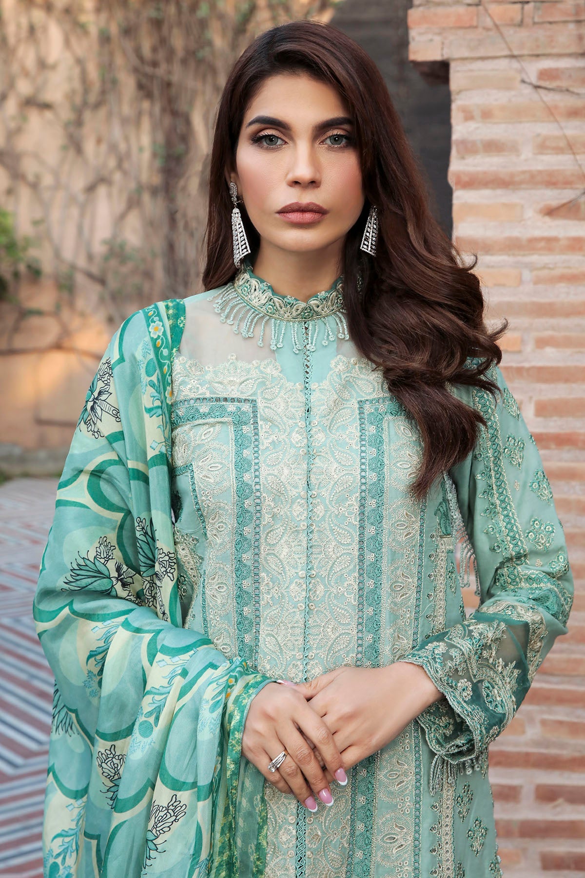 3203-TRIBAL-DEERS EMBROIDERED LAWN UNSTITCHED