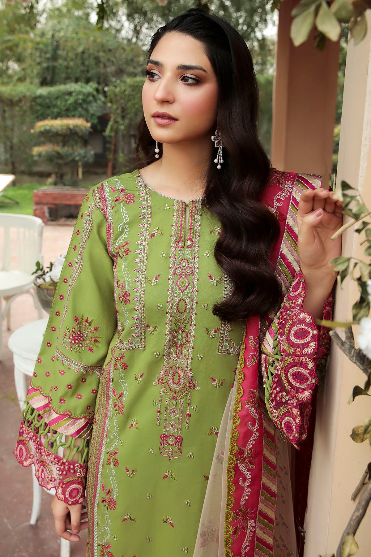 3206-DELPHI EMBROIDERED LAWN UNSTITCHED