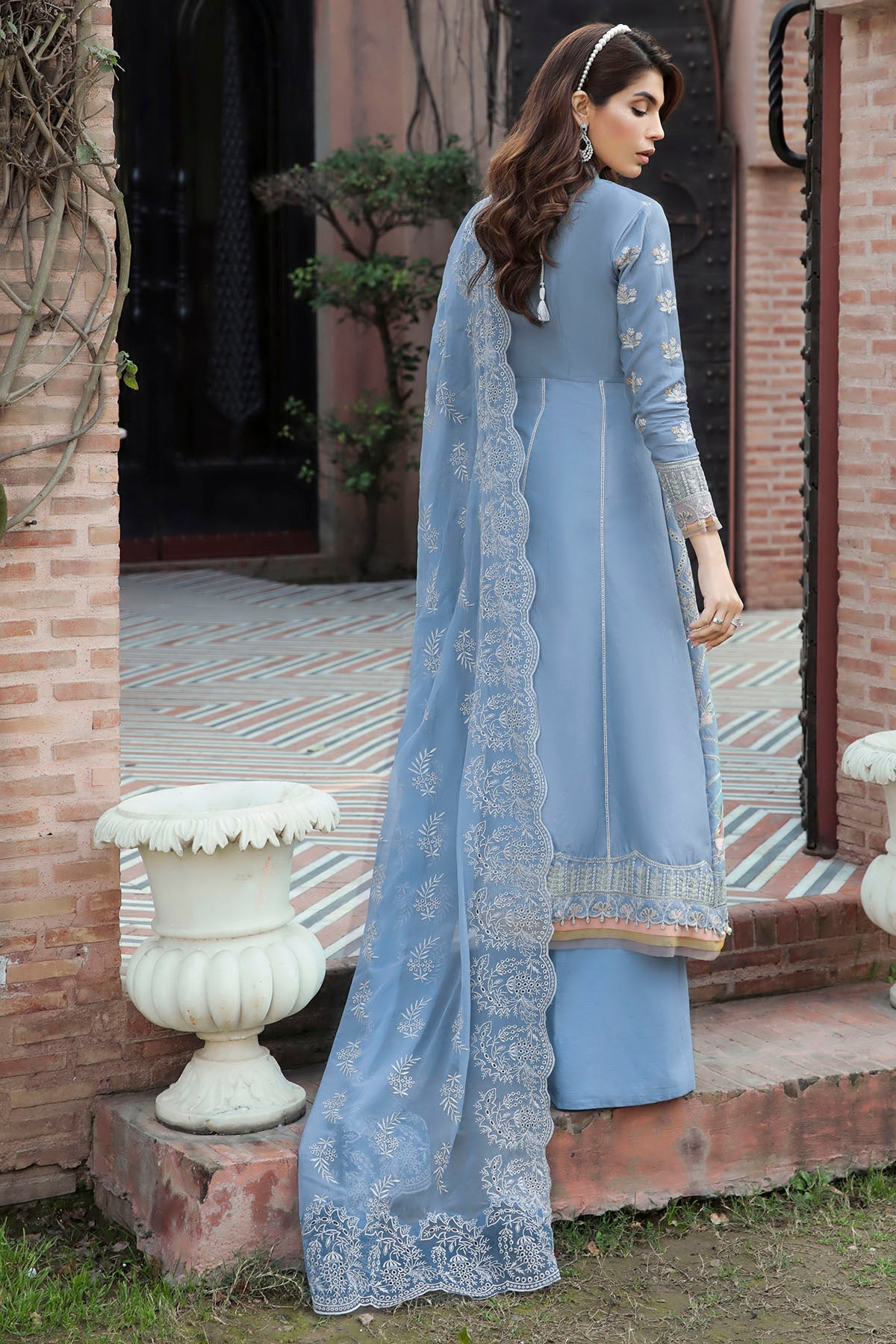 3207-WATER-LILY EMBROIDERED LAWN UNSTITCHED