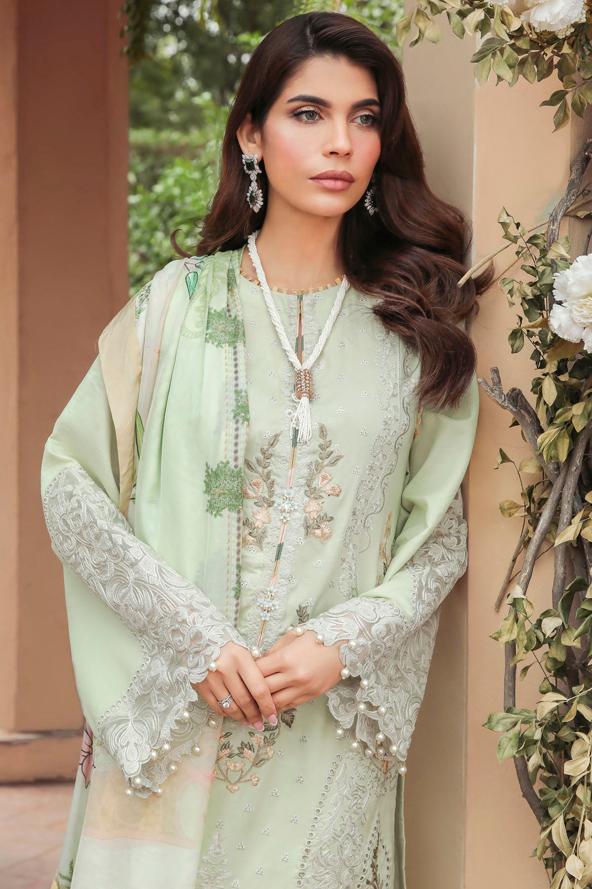 3209-SILK-ROUTE EMBROIDERED LAWN UNSTITCHED