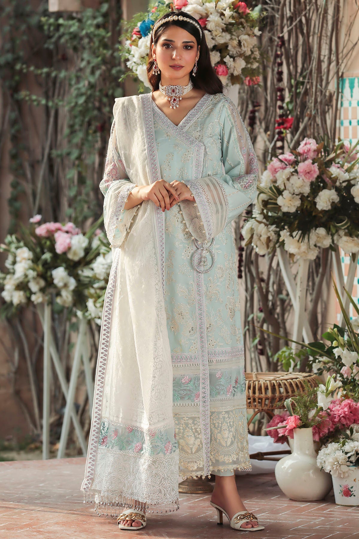 3213-BLUE-MOTIA EMBROIDERED LAWN UNSTITCHED