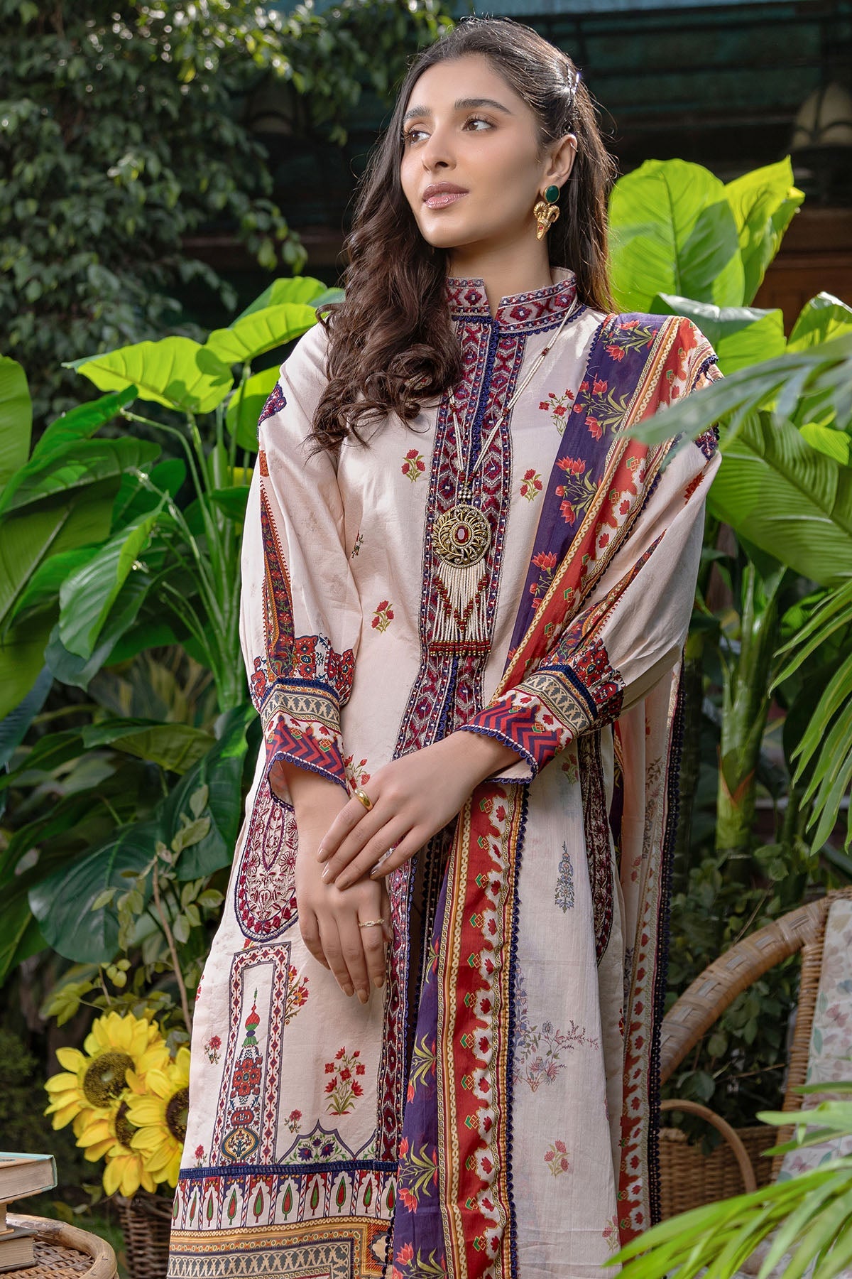 3235-GARLAND DIGITAL PRINTED LAWN UNSTITCHED