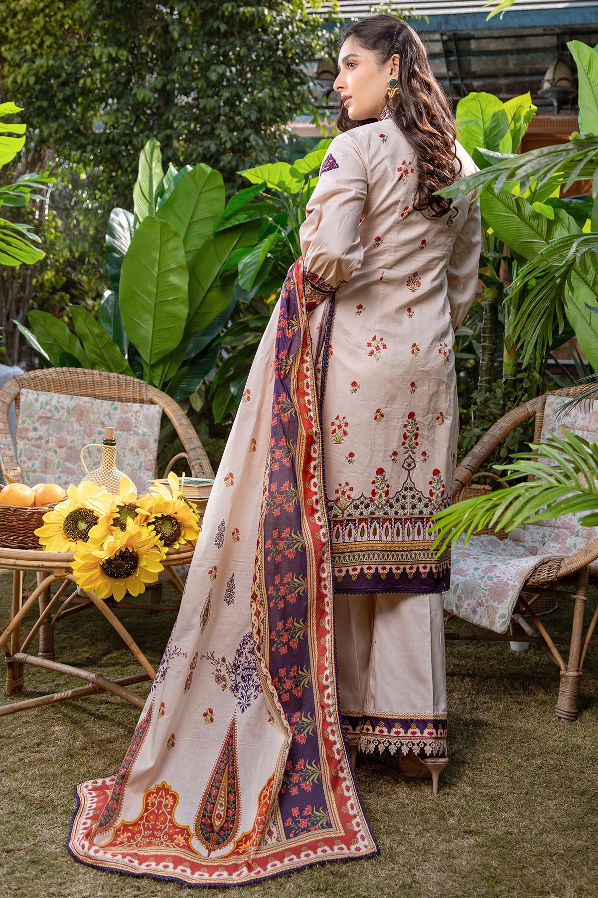 3235-GARLAND DIGITAL PRINTED LAWN UNSTITCHED