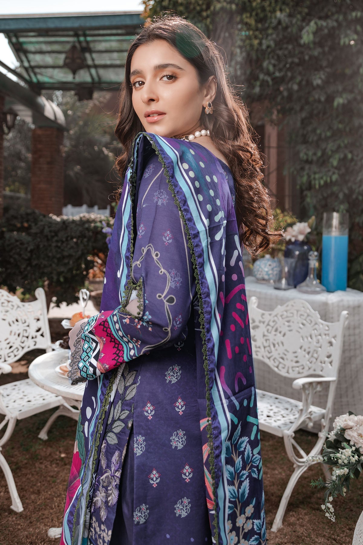 3236-FLORID DIGITAL PRINTED LAWN UNSTITCHED