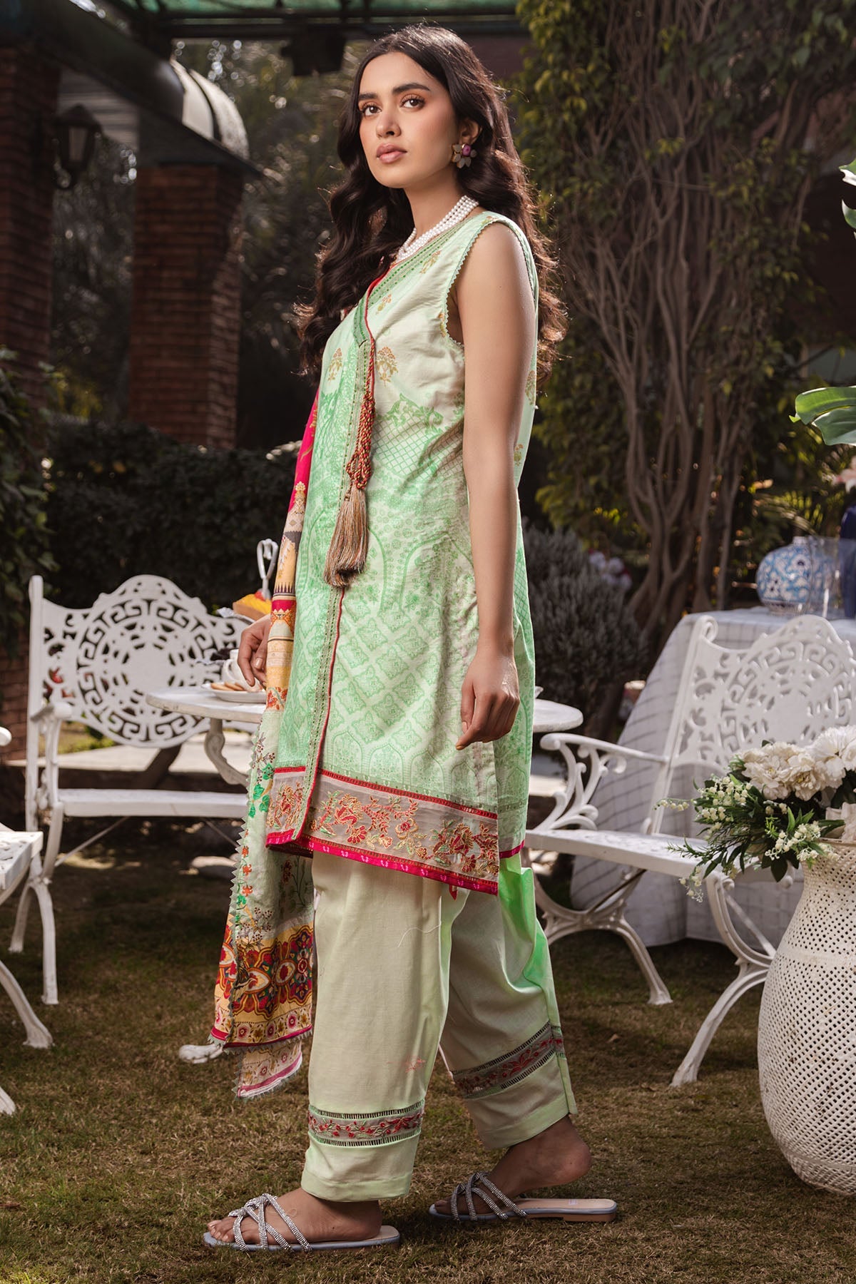 3243-PISTACHIO DIGITAL PRINTED LAWN UNSTITCHED