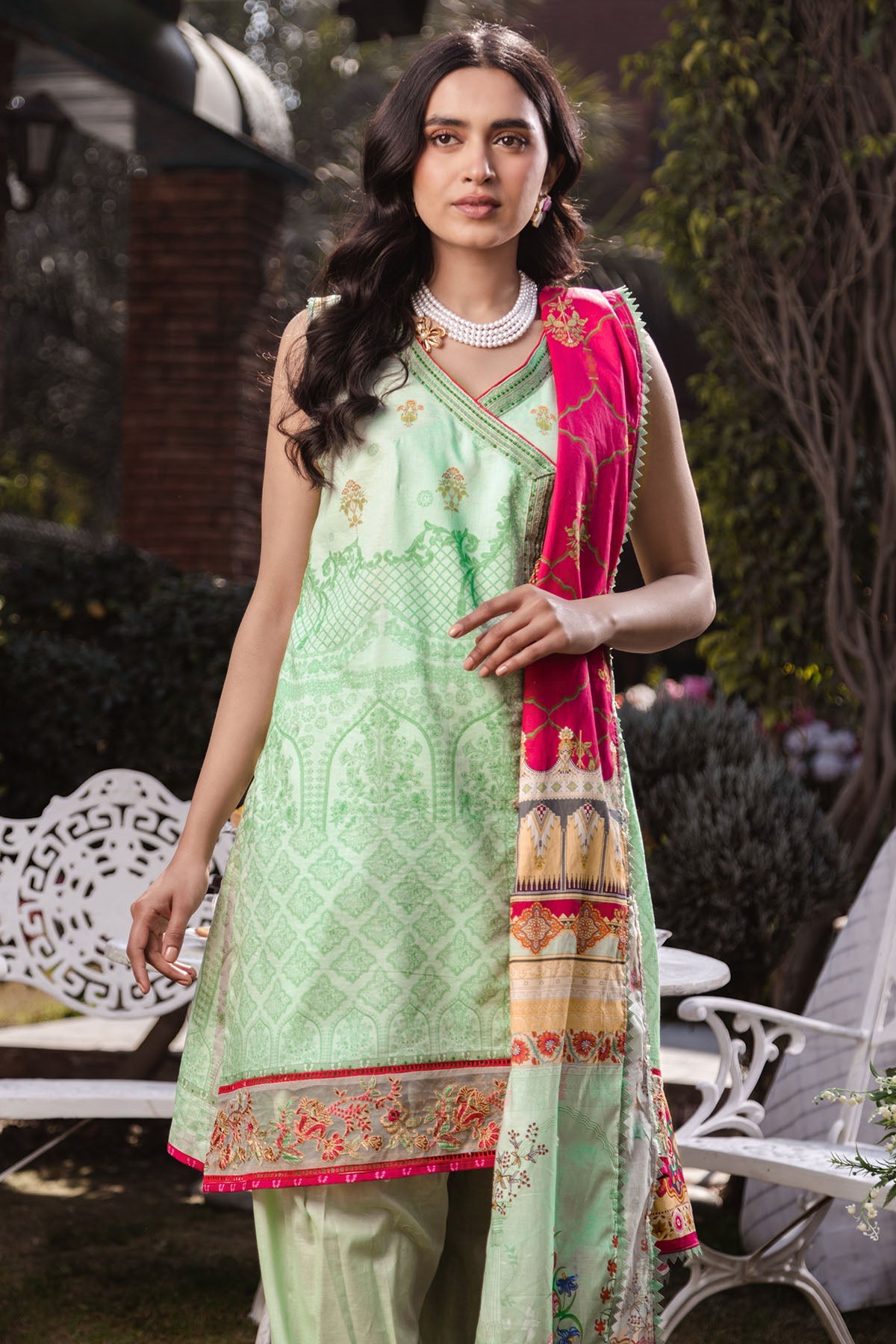 3243-PISTACHIO DIGITAL PRINTED LAWN UNSTITCHED