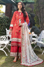 3245-SCARLET DIGITAL PRINTED LAWN UNSTITCHED