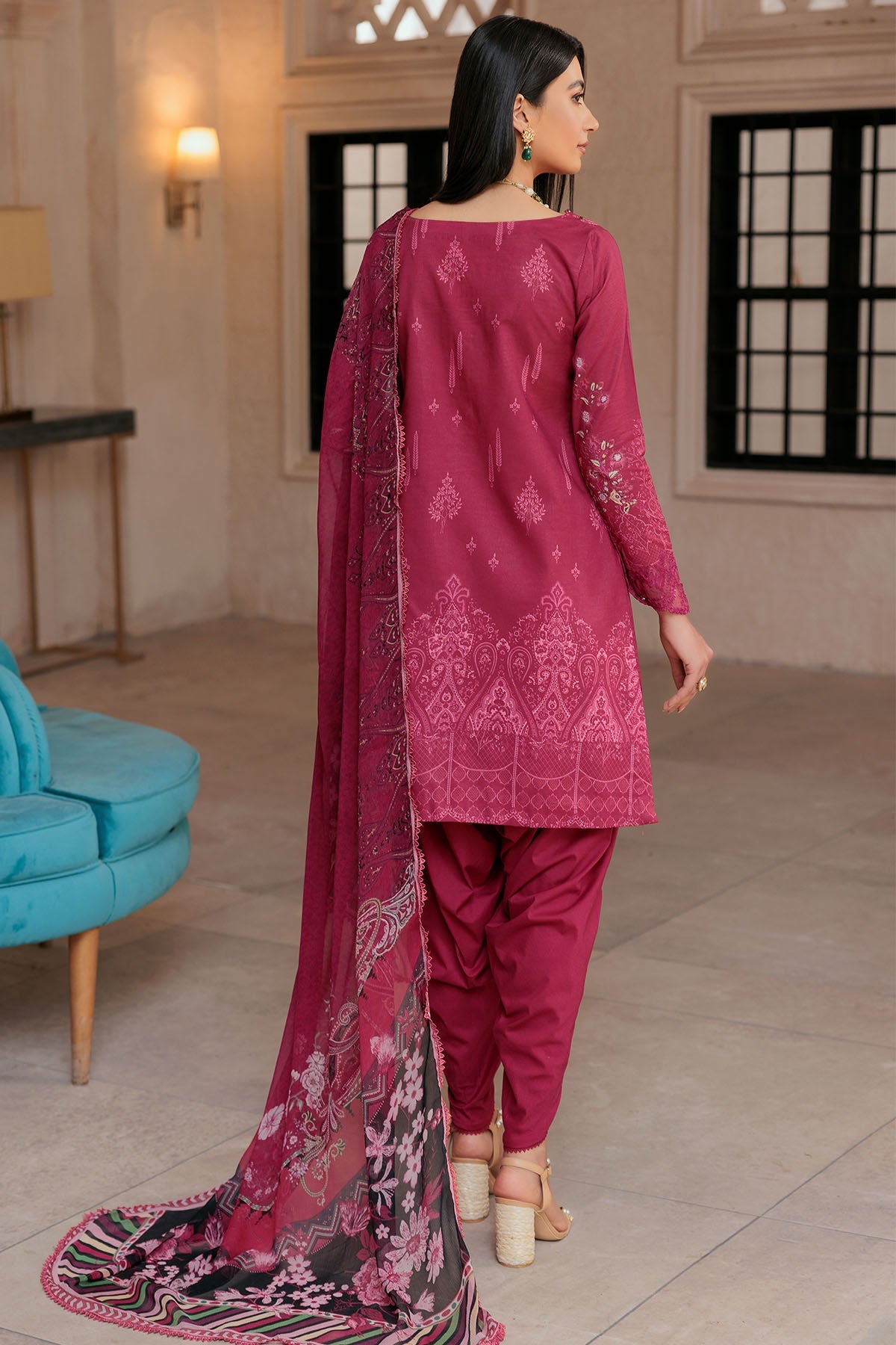 3257-AHMET DIGITAL PRINTED LAWN UNSTITCHED