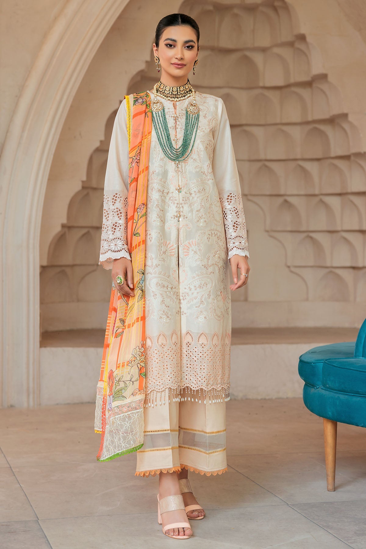 3277-LILLY EMBROIDERED LAWN UNSTITCHED