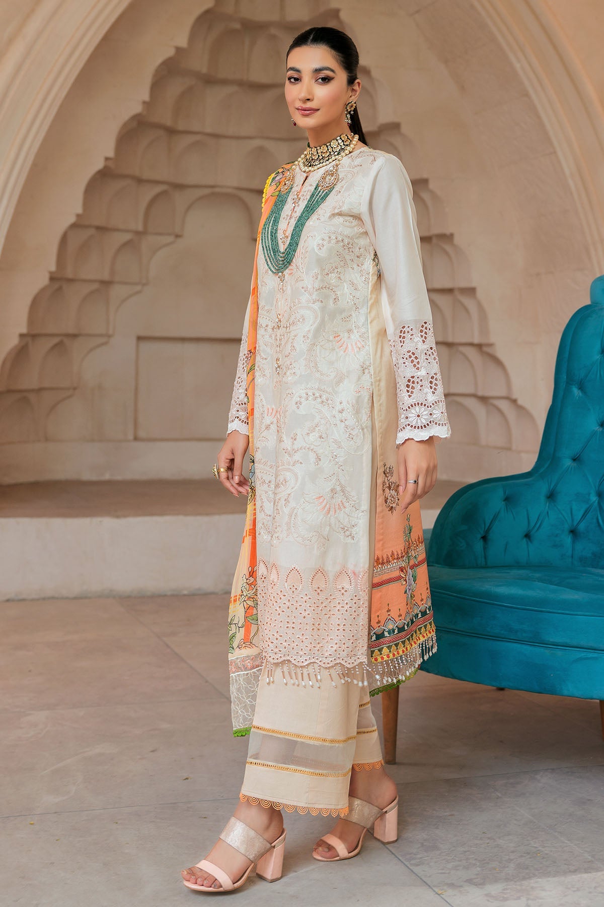 3277-LILLY EMBROIDERED LAWN UNSTITCHED