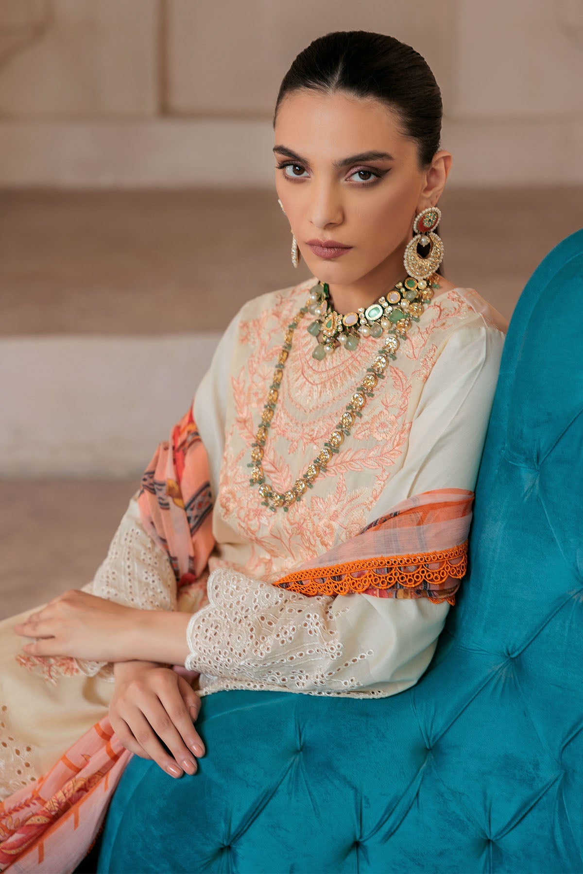 3278-LUCIA EMBROIDERED LAWN UNSTITCHED