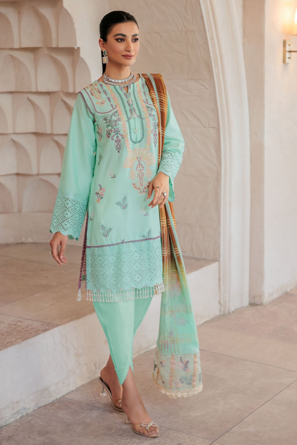 3279-LEAH EMBROIDERED LAWN UNSTITCHED