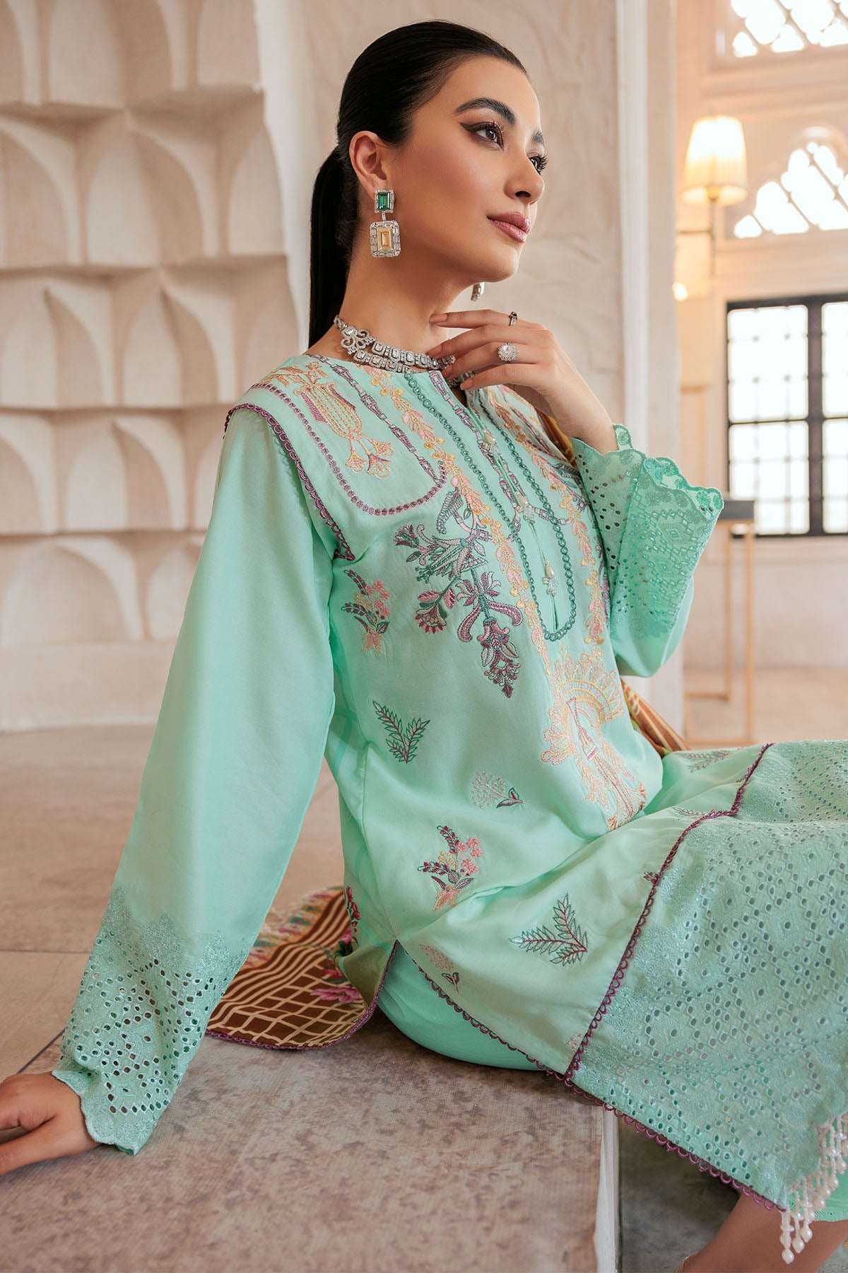 3279-LEAH EMBROIDERED LAWN UNSTITCHED