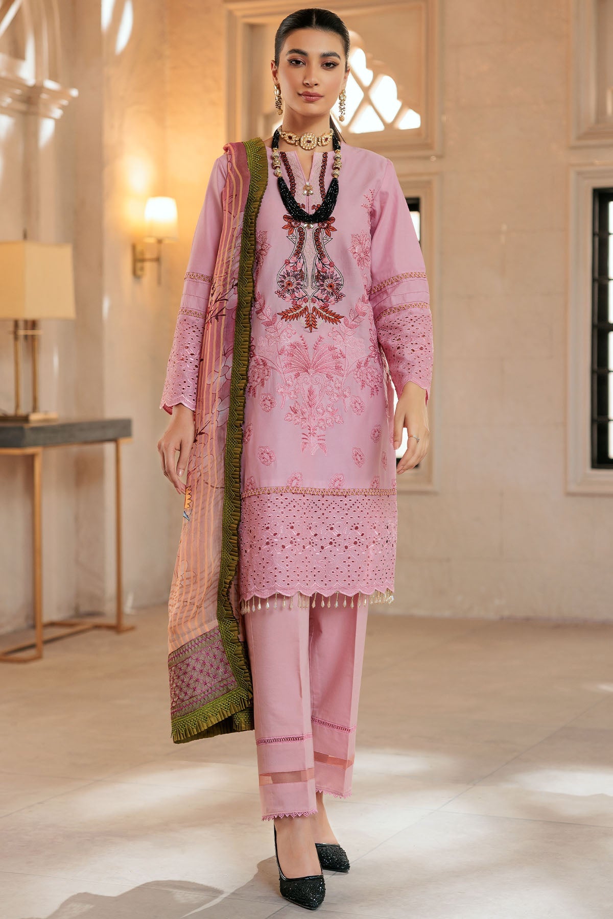 3280-EMILIA EMBROIDERED LAWN UNSTITCHED