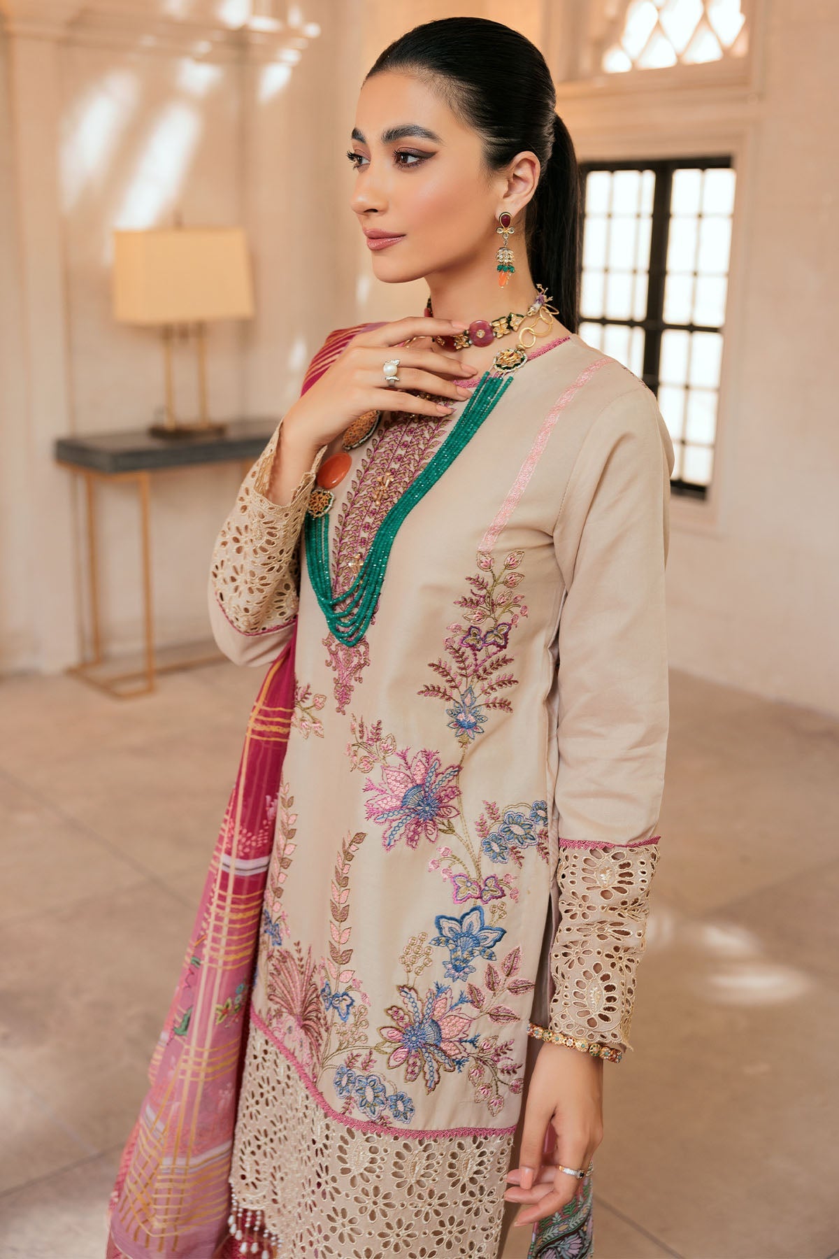 3284-ZOE EMBROIDERED LAWN UNSTITCHED