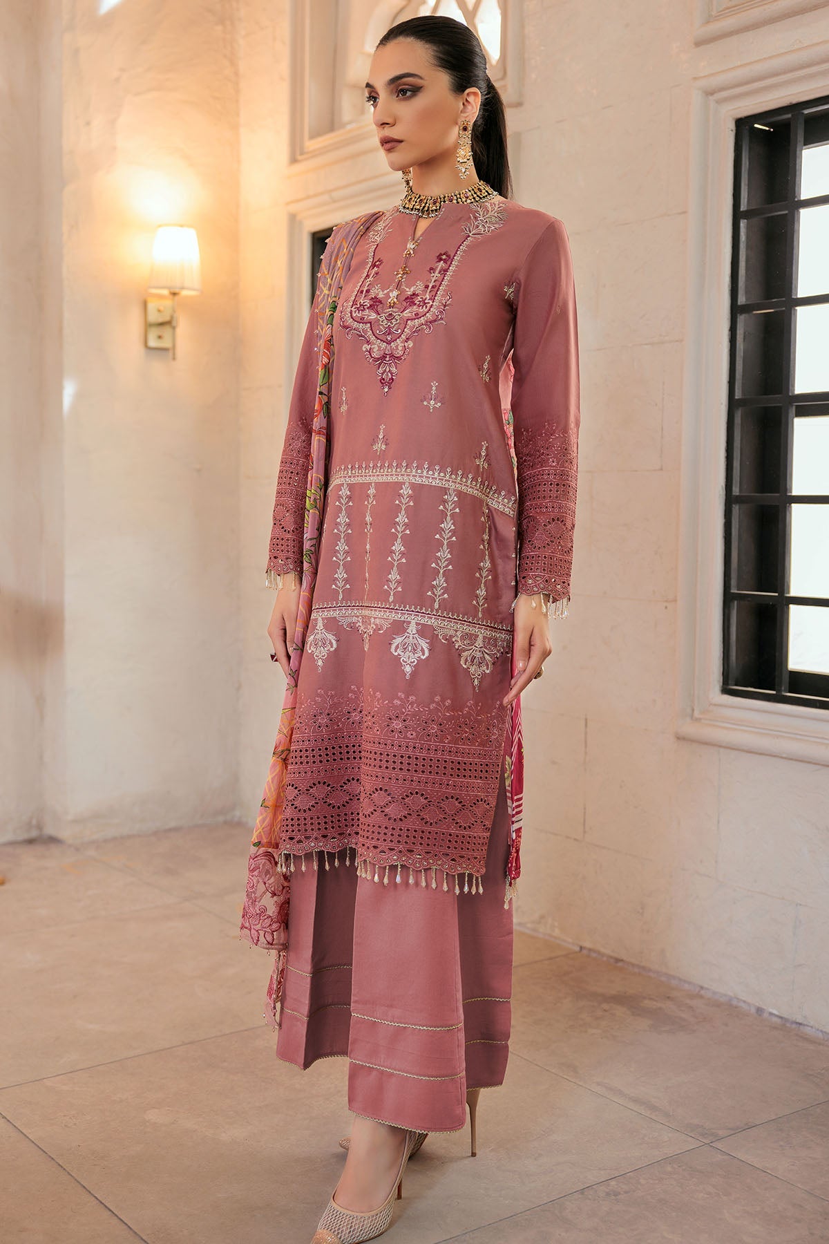 3285-ZORA EMBROIDERED LAWN UNSTITCHED