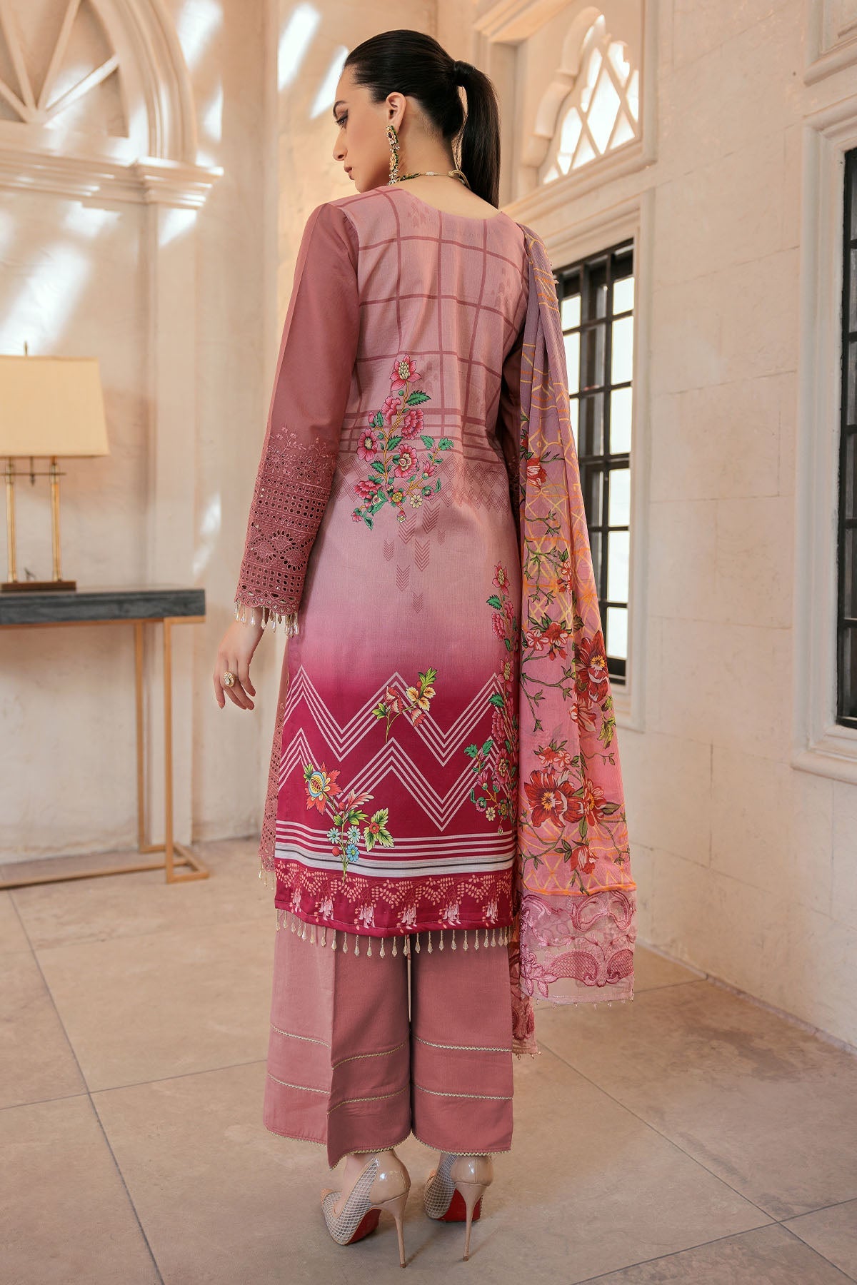 3285-ZORA EMBROIDERED LAWN UNSTITCHED