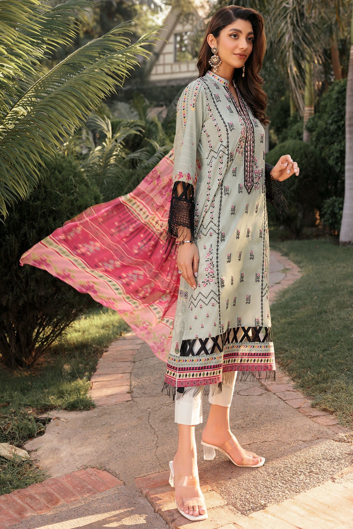 3295-ZEENAT DIGITAL PRINTED LAWN UNSTITCHED